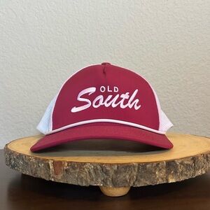 Old South Red and White Cap